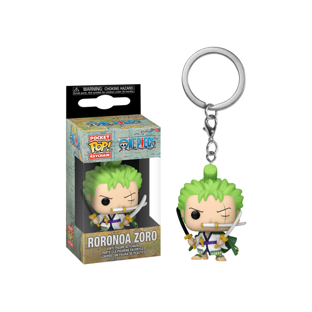 FUNKO ONE PIECE POCKET POP! RORONOA ZORO KEYCHAIN