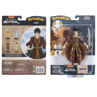 AVATAR THE LAST AIRBENDER ZUKO BENDYFIGS ACTION FIGURE NOBLE COLLECTIONS