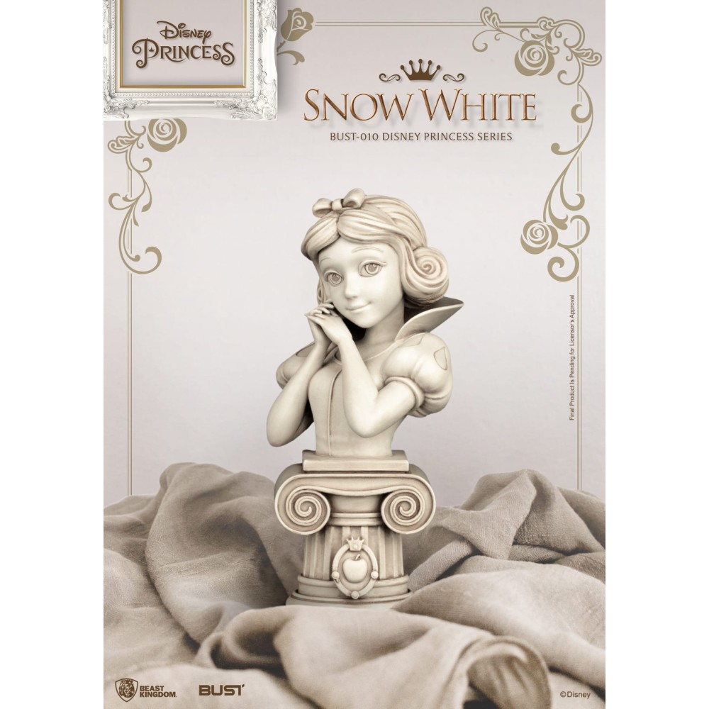 BEAST KINGDOM DISNEY PRINCESS SNOW WHITE BUST STATUE FIGURE