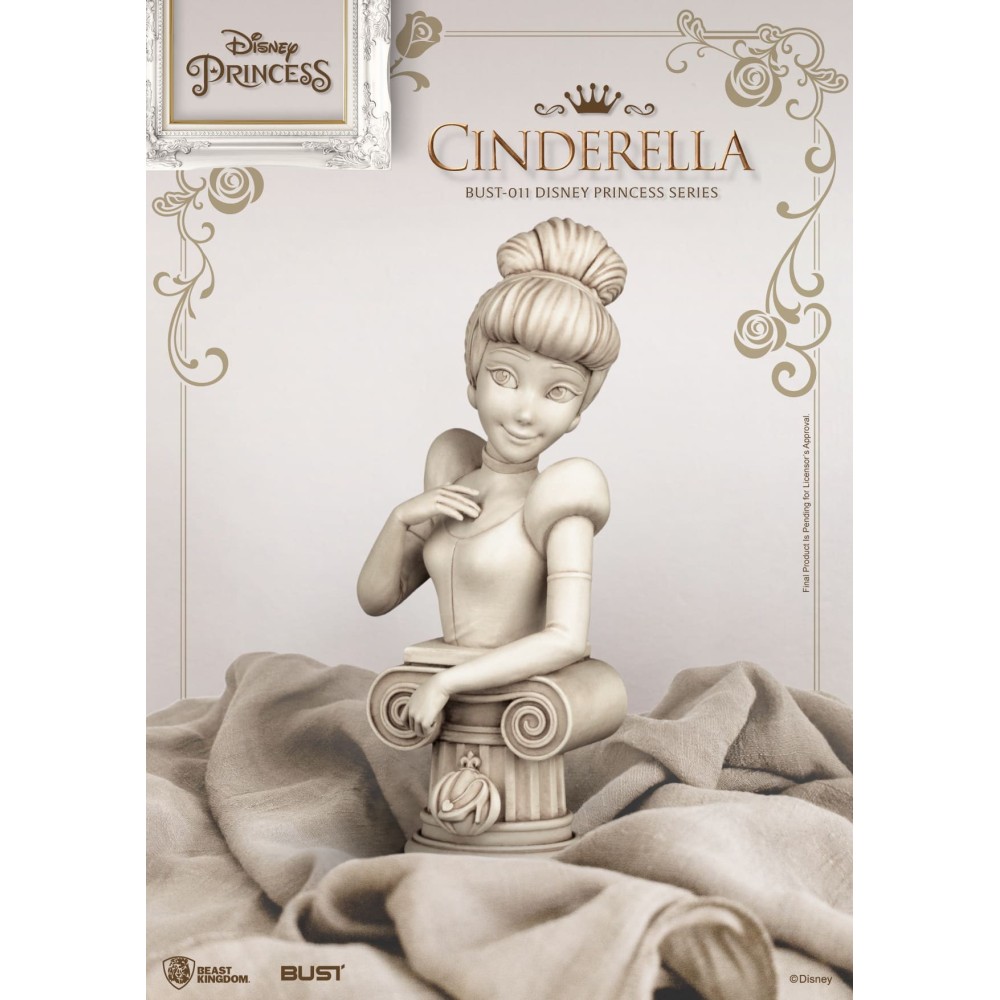 BEAST KINGDOM DISNEY PRINCESS CINDERELLA BUST STATUE FIGURE