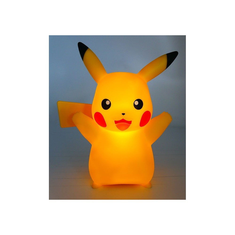 POKEMON HAPPY PIKACHU LIGHT UP FIGURE LAMPADA 25CM TEKNOFUN