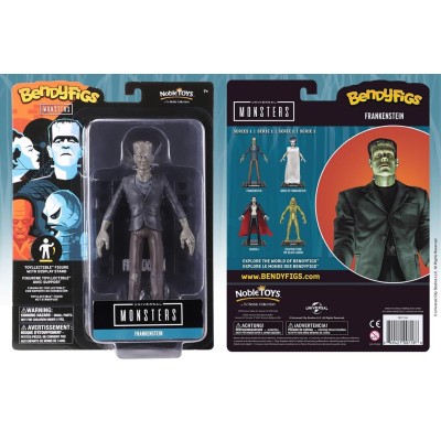 NOBLE COLLECTIONS UNIVERSAL MONSTERS FRANKENSTEIN BENDYFIGS ACTION FIGURE