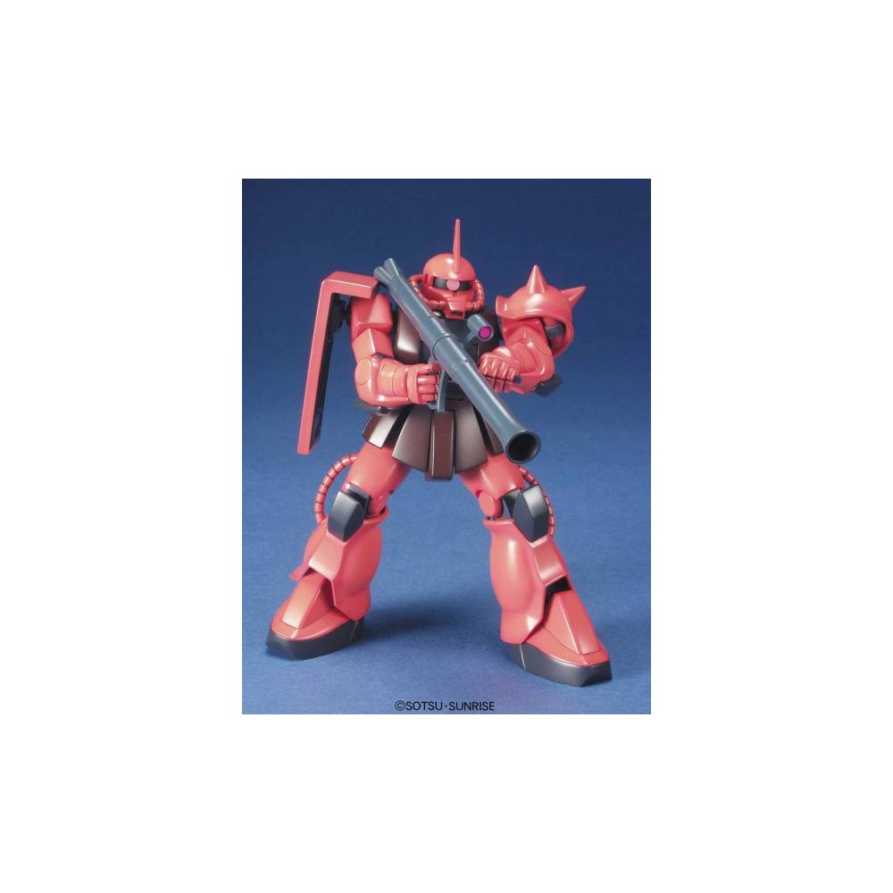 BANDAI HIGH GRADE HGUC MS-06S ZAKU II CHAR CUSTOM 1/144 MODEL KIT