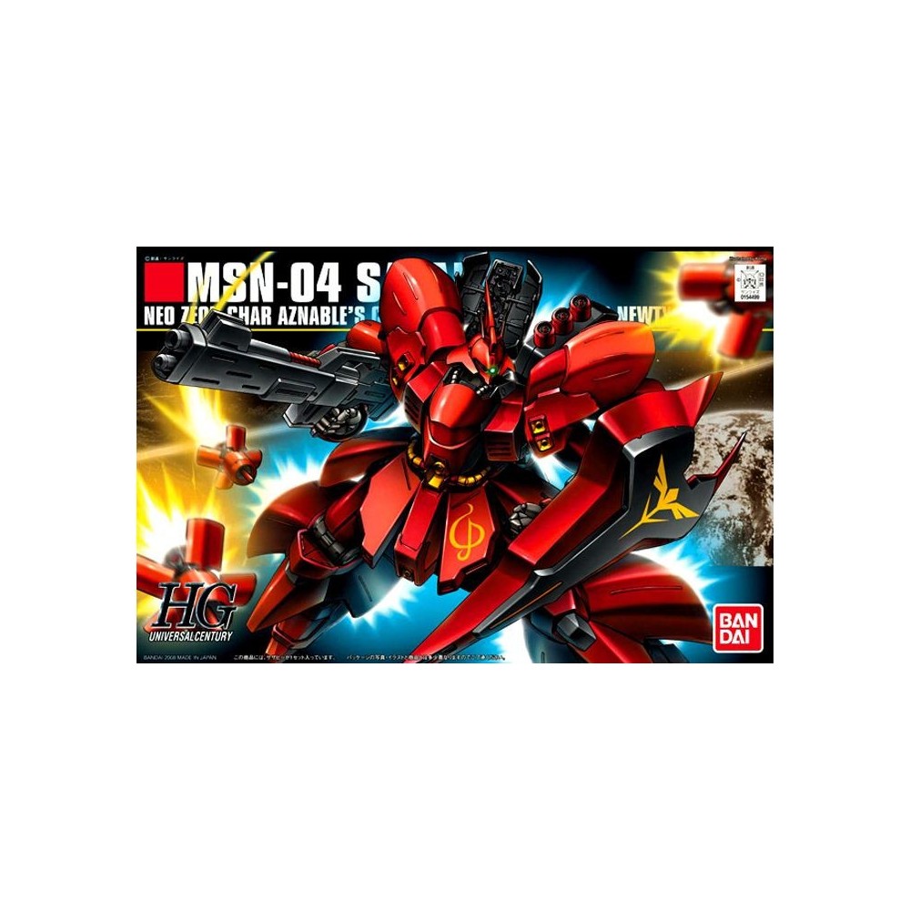 HIGH GRADE HGUC GUNDAM MSN-04 SAZABI 1/144 MODEL KIT BANDAI