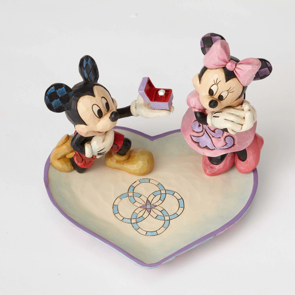 TOPOLINO E MINNIE A MAGICAL MOMENT STATUA FIGURE ENESCO