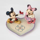 TOPOLINO E MINNIE A MAGICAL MOMENT STATUA FIGURE ENESCO