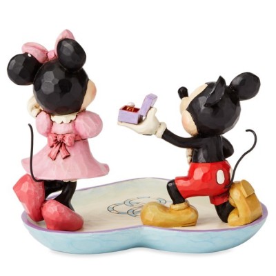 TOPOLINO E MINNIE A MAGICAL MOMENT STATUA FIGURE ENESCO