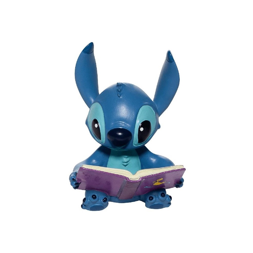 LILO AND STITCH READING STITCH STATUA FIGURE ENESCO