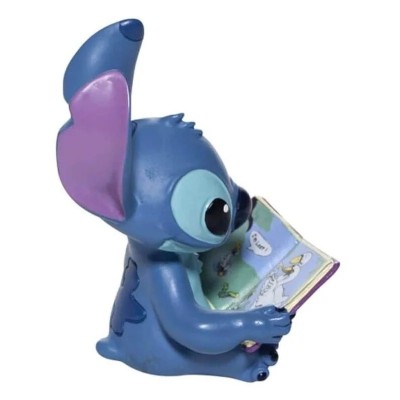 LILO AND STITCH READING STITCH STATUA FIGURE ENESCO
