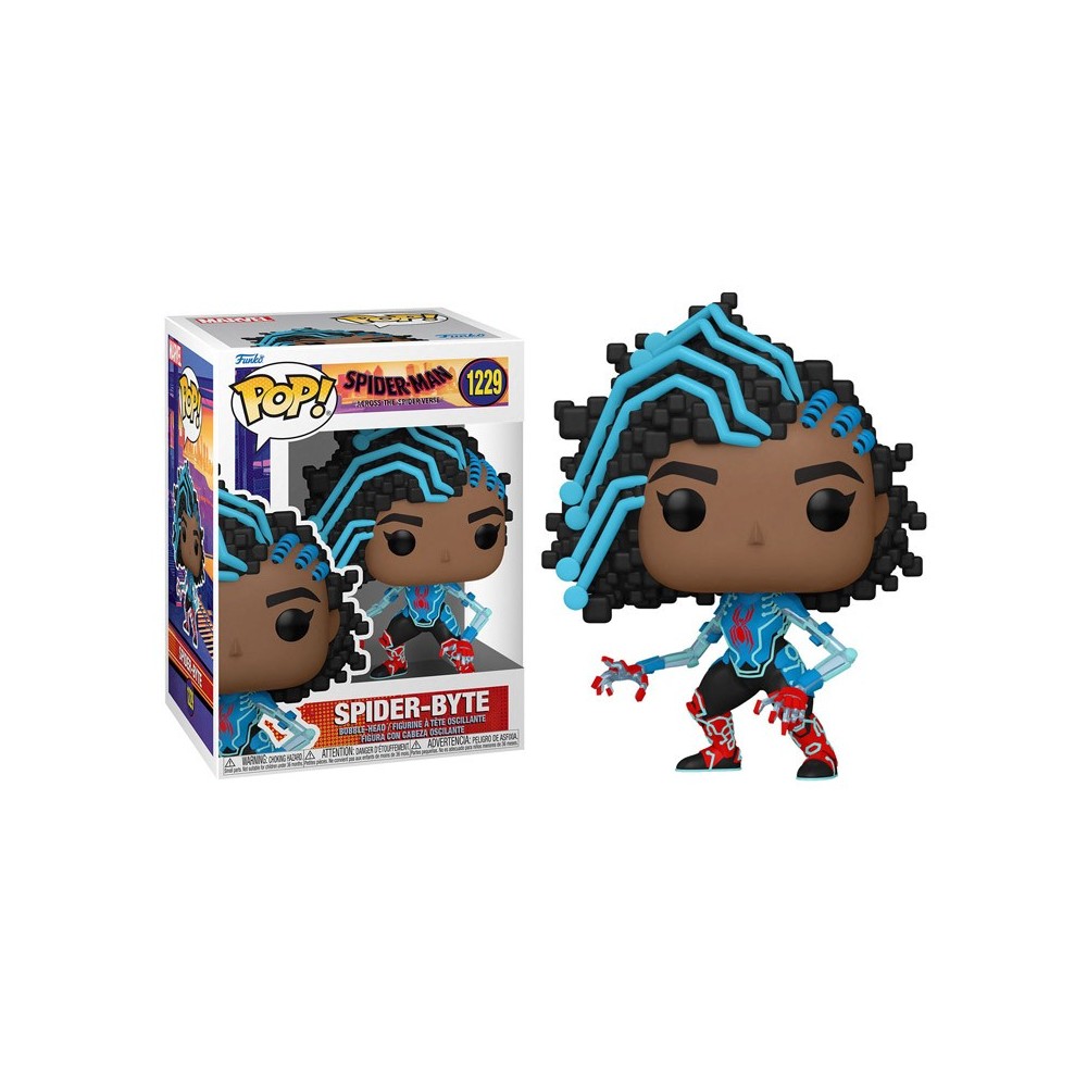 FUNKO POP! SPIDER-MAN ACROSS THE SPIDER-VERSE SPIDER-BYTE BOBBLE HEAD KNOCKER FIGURE FUNKO