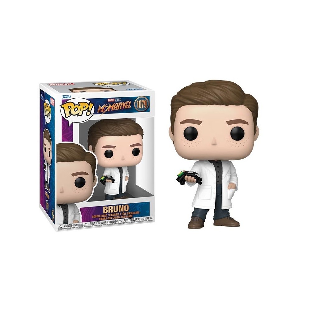 FUNKO POP! MARVEL STUDIOS MS. MARVEL BRUNO BOBBLE HEAD KNOCKER FUNKO