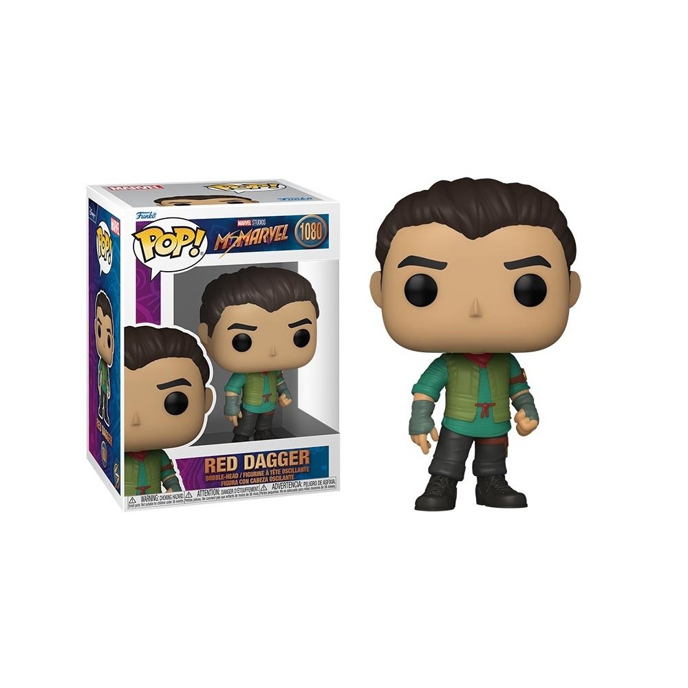 FUNKO POP! MARVEL STUDIOS MS. MARVEL RED DAGGER BOBBLE HEAD KNOCKER FUNKO