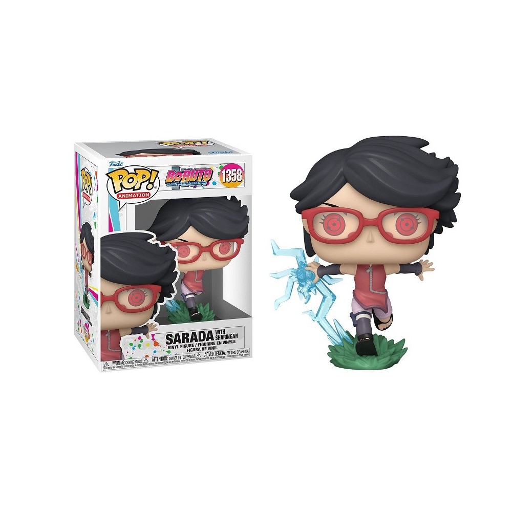FUNKO FUNKO POP! BORUTO SARADA WITH SHARINGAN BOBBLE HEAD FIGURE