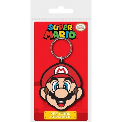 SUPER MARIO RUBBER KEYCHAIN PORTACHIAVI IN GOMMA PYRAMID INTERNATIONAL