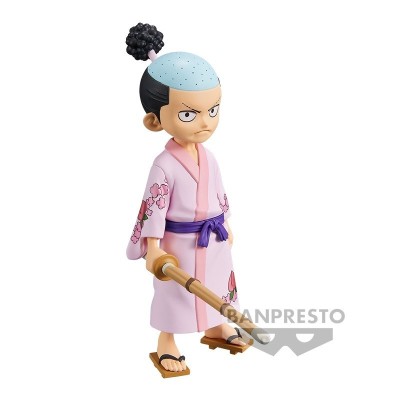 ONE PIECE DXF GRANDLINE KOUZUKI MOMONOSUKE WANOKUNI VOL.5 STATUA FIGURE BANPRESTO