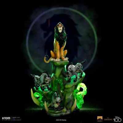 DISNEY IL RE LEONE SCAR ART SCALE DELUXE 1/10 STATUA FIGURE IRON STUDIOS