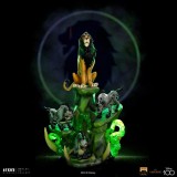 DISNEY IL RE LEONE SCAR ART SCALE DELUXE 1/10 STATUA FIGURE IRON STUDIOS