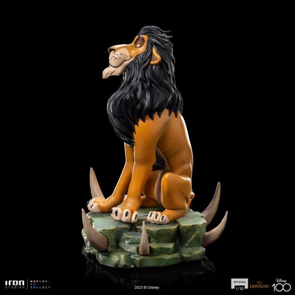DISNEY IL RE LEONE SCAR ART SCALE 1/10 STATUA FIGURE IRON STUDIOS