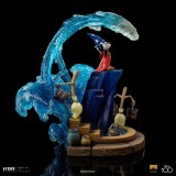 IRON STUDIOS DISNEY FANTASIA MICKEY MOUSE THE SORCERER'S APPRENTICE ART SCALE DELUXE 1/10 STATUE FIGURE