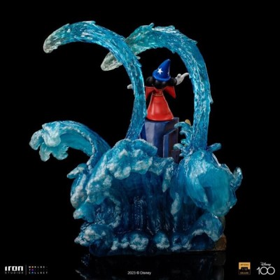 IRON STUDIOS DISNEY FANTASIA MICKEY MOUSE THE SORCERER'S APPRENTICE ART SCALE DELUXE 1/10 STATUE FIGURE