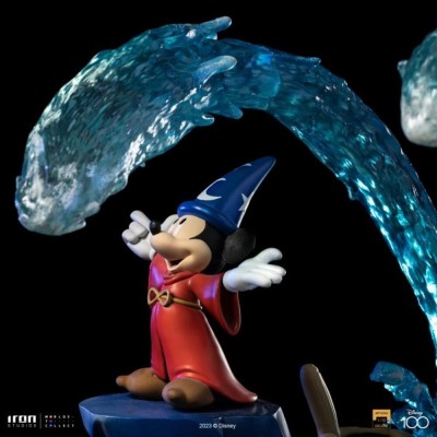 DISNEY FANTASIA MICKEY MOUSE THE SORCERER'S APPRENTICE ART SCALE DELUXE 1/10 STATUA FIGURE IRON STUDIOS