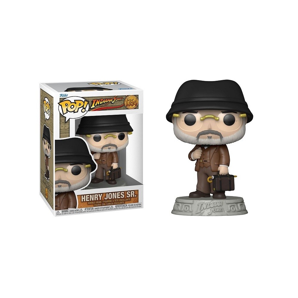 FUNKO POP! INDIANA JONES HENRY JONES SR. BOBBLE HEAD KNOCKER FIGURE FUNKO