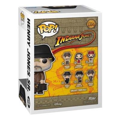 FUNKO POP! INDIANA JONES HENRY JONES SR. BOBBLE HEAD KNOCKER FIGURE FUNKO