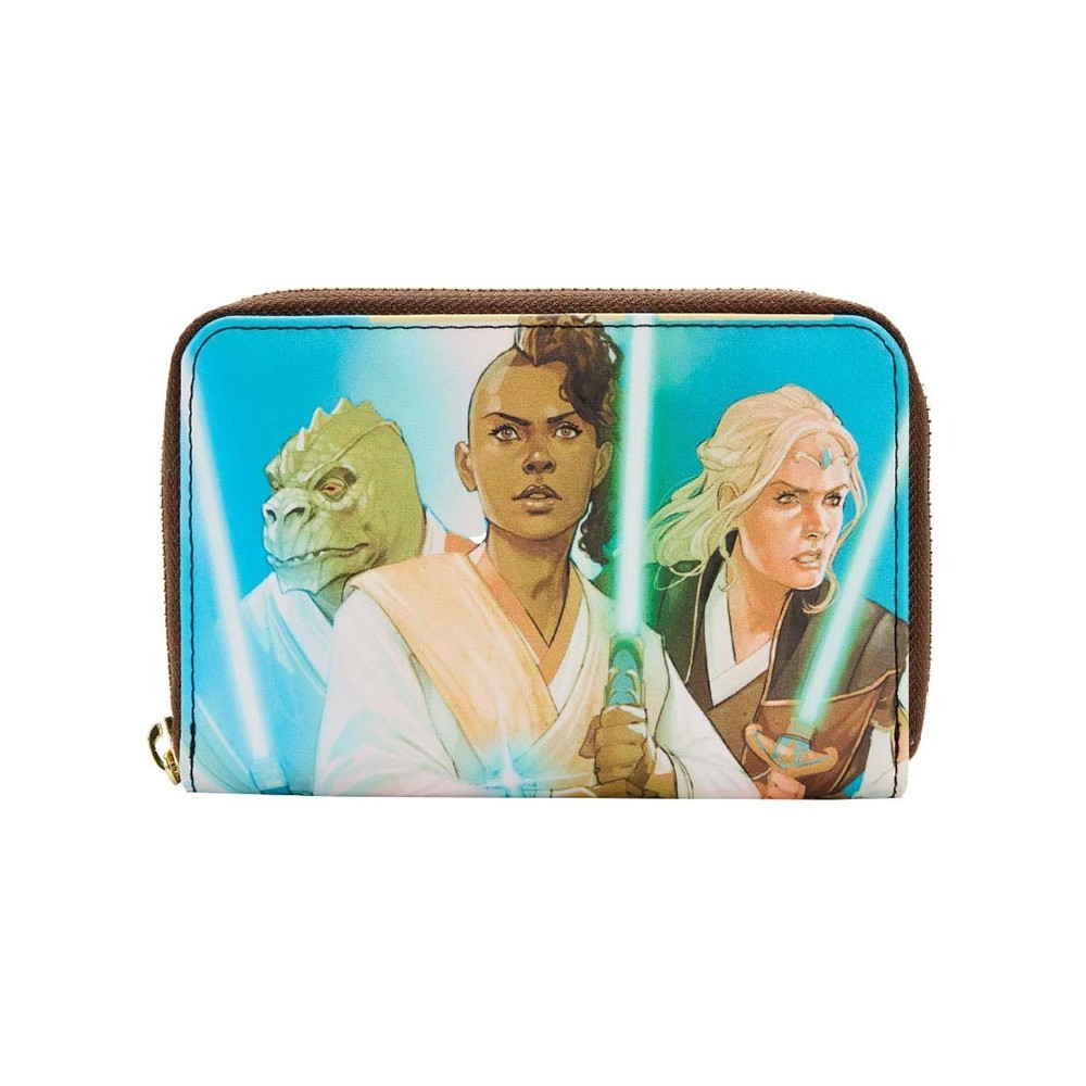 LOUNGEFLY STAR WARS HIGH REPUBBLIC COMIC COVER WOMAN ZIP WALLET