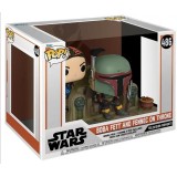 STAR WARS POP! MOMENTS BOBA FETT E FENNEC SUL TRONO VINYL BOBBLE-HEAD FIGURE DIORAMA FUNKO