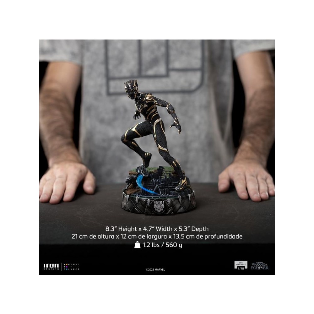 BLACK PANTHER WAKANDA FOREVER SHURI BDS ART SCALE 1/10 STATUA FIGURE IRON STUDIOS