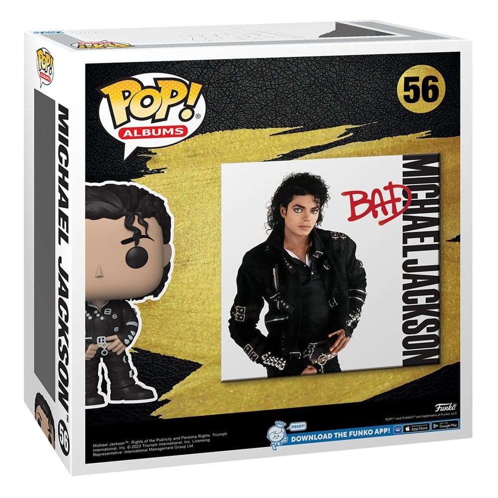 FUNKO FUNKO POP! ALBUMS MICHAEL JACKSON BAD BOBBLE HEAD FIGURE