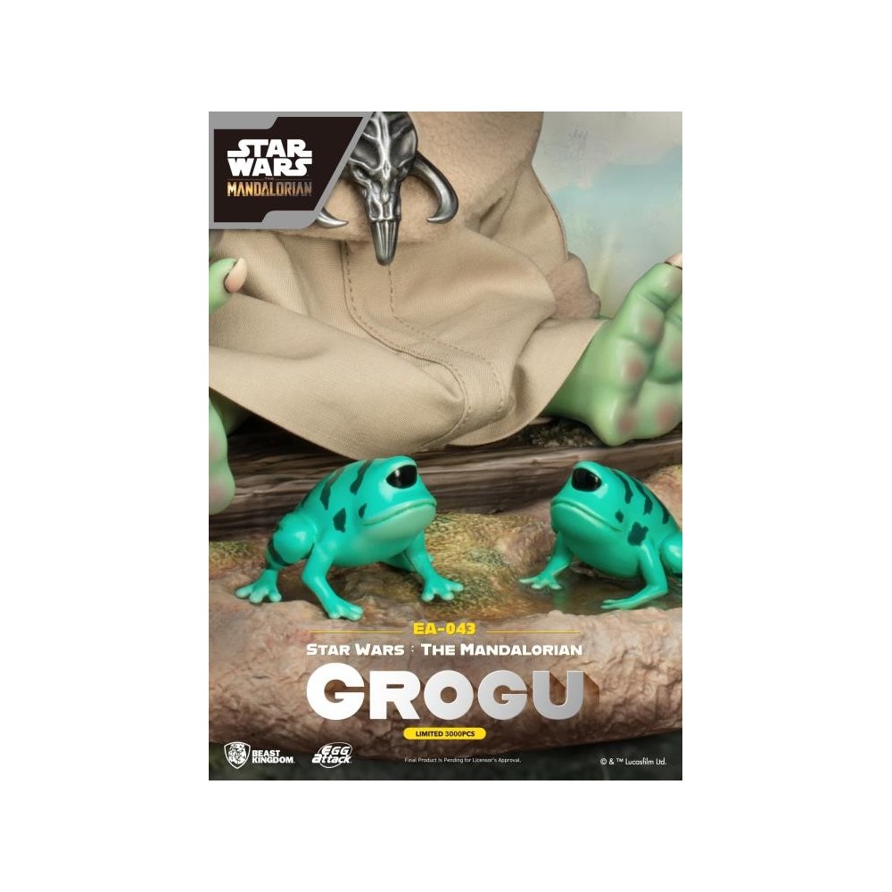 STAR WARS THE MANDALORIAN GROGU EGG ATTACK ACTION FIGURE BEAST KINGDOM