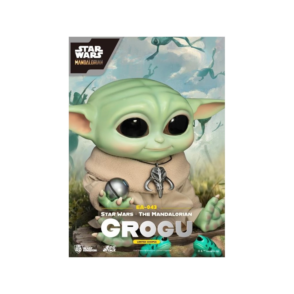 STAR WARS THE MANDALORIAN GROGU EGG ATTACK ACTION FIGURE BEAST KINGDOM