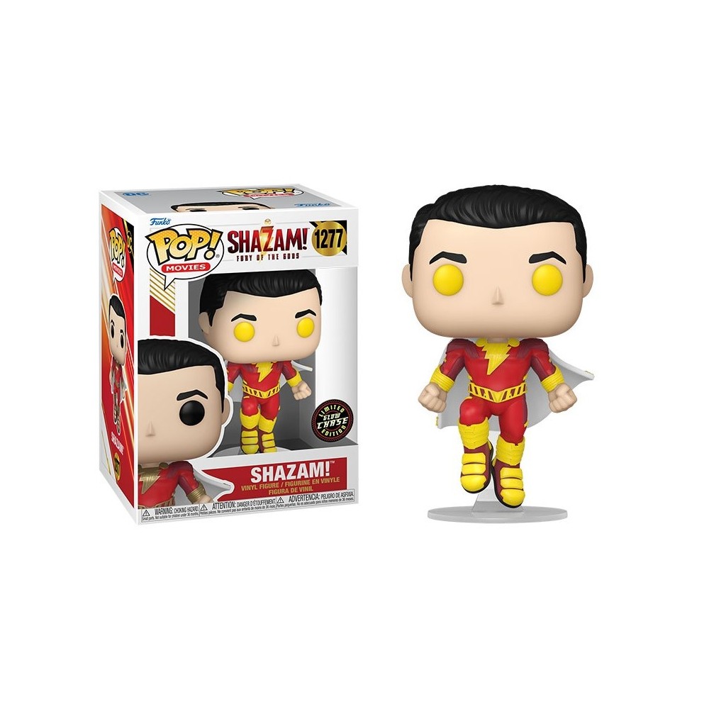 FUNKO FUNKO POP! SHAZAM FURY OF THE GODS CHASE BOBBLE HEAD KNOCKER FIGURE