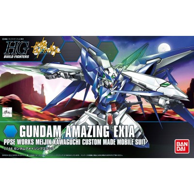 BANDAI HIGH GRADE HG BUILD FIGHTERS AMAZING EXIA GUNDAM 1/144 MODEL KIT ACTION FIGURE