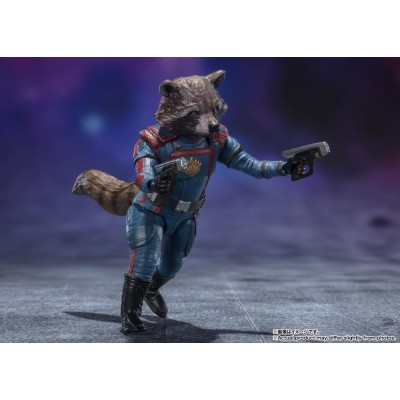 GUARDIANS OF THE GALAXY 3 STAR-LORD AND ROCKET RACCOON S.H. FIGUARTS ACTION FIGURE BANDAI