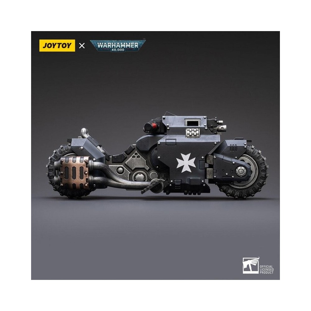 WARHAMMER 40000 BLACK TEMPLARS OUTRIDERS MOTORCYCLE ACTION FIGURE JOY TOY (CN)