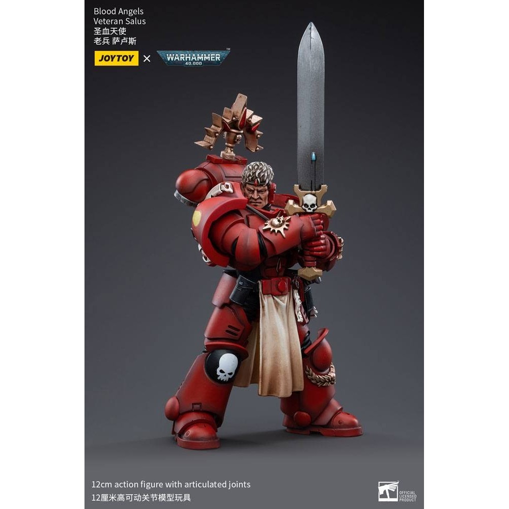 JOY TOY (CN) WARHAMMER 40000 BLOOD ANGELS VETERAN SALUS ACTION FIGURE