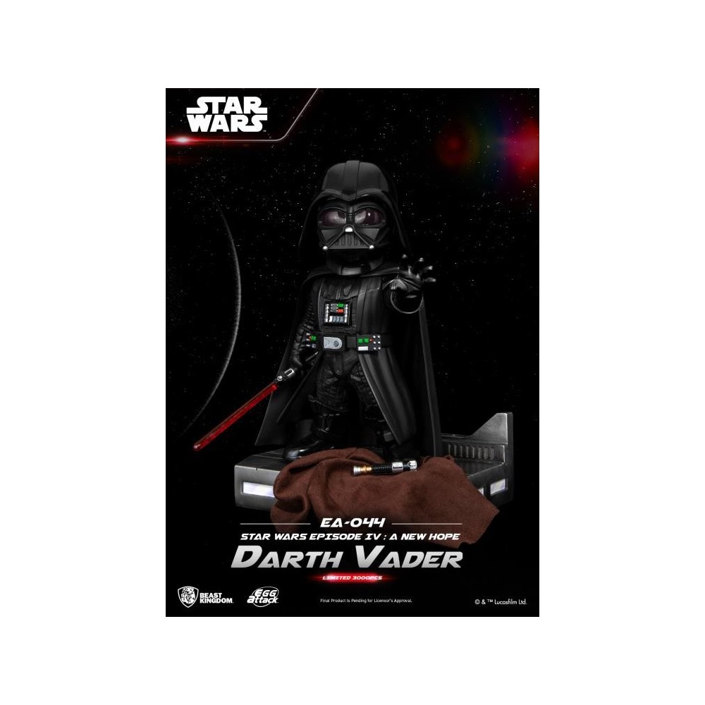 STAR WARS A NEW HOPE DARTH VADER EGG ATTACK ACTION FIGURE BEAST KINGDOM