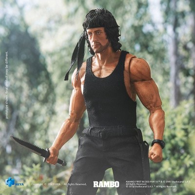FIRST BLOOD PART II SUPER EXQUISITE JOHN RAMBO ACTION FIGURE HIYA TOYS