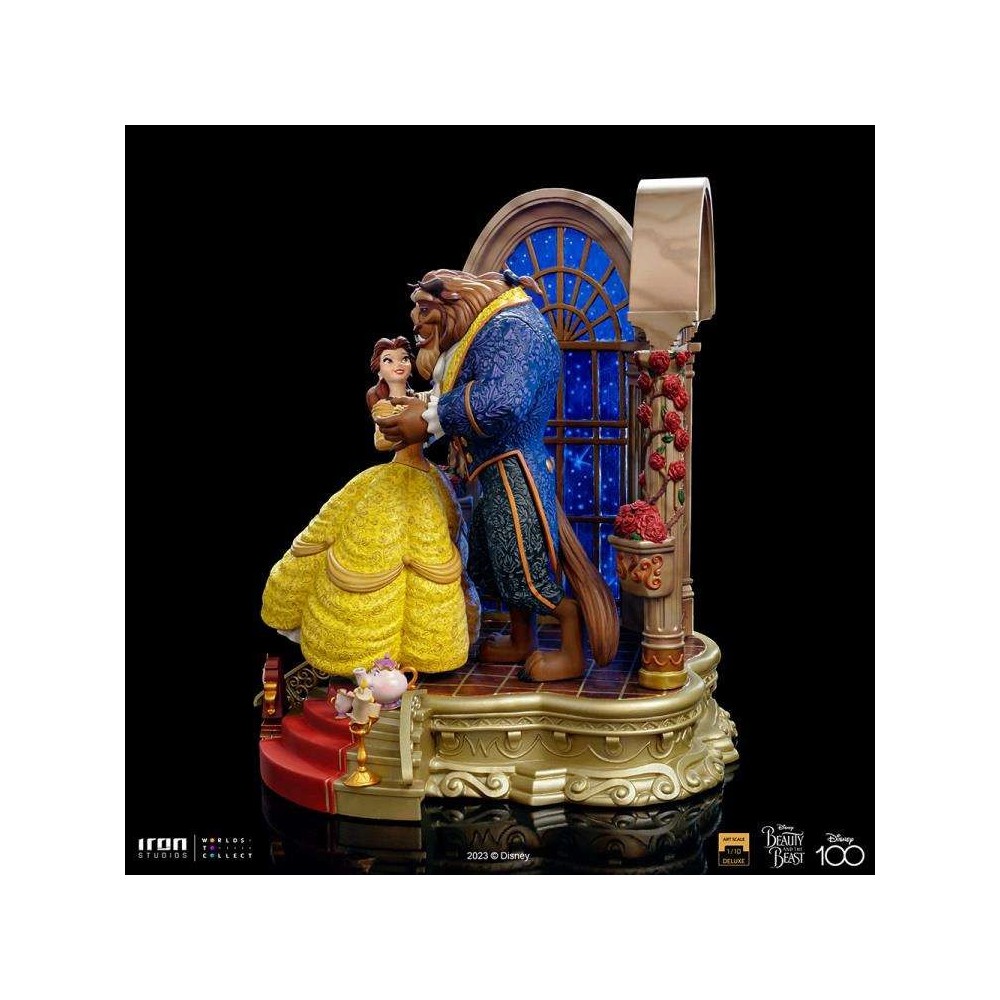IRON STUDIOS LA BELLA E LA BESTIA BEUTY AND THE BEAST ART SCALE DELUXE 1/10 STATUE FIGURE