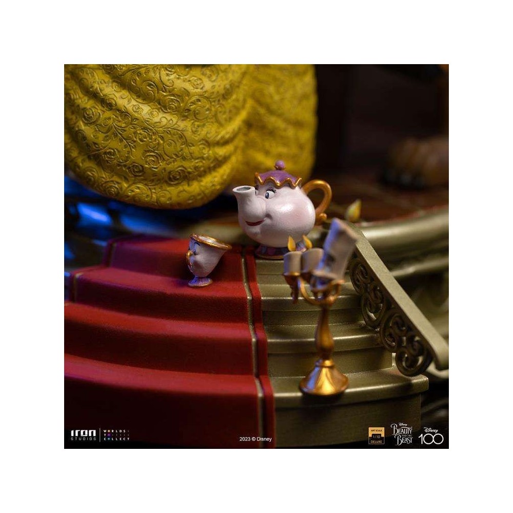 IRON STUDIOS LA BELLA E LA BESTIA BEUTY AND THE BEAST ART SCALE DELUXE 1/10 STATUE FIGURE