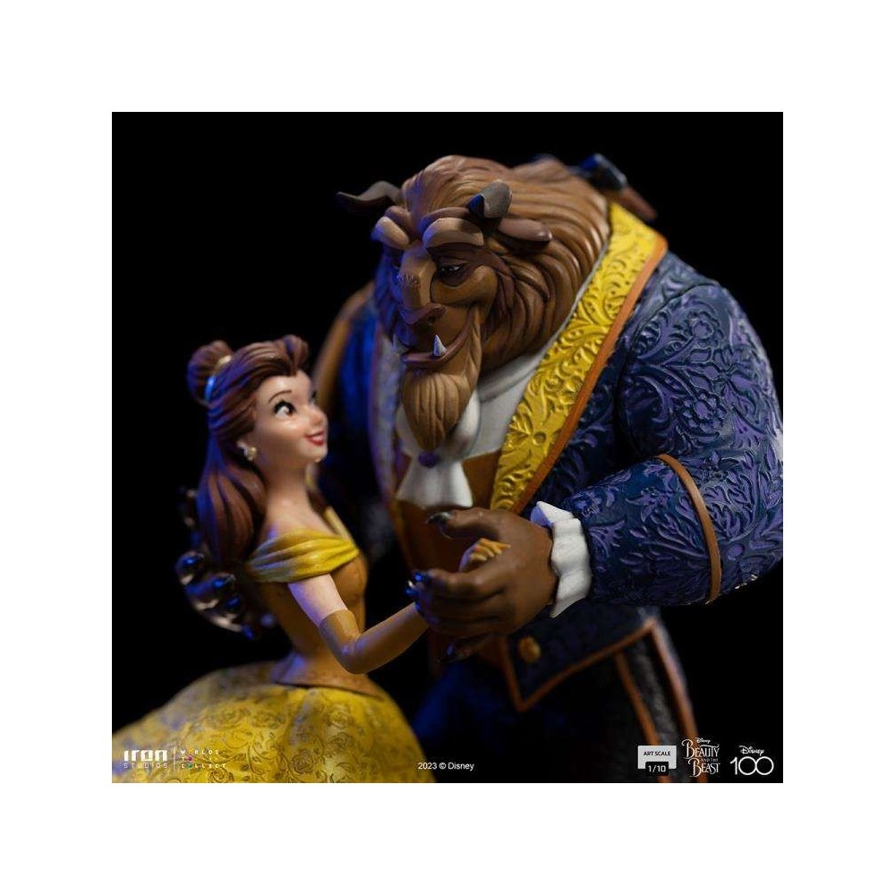 IRON STUDIOS BEUTY AND THE BEAST BELLE AND THE BEAST ART SCALE 1/10 STATUE FIGURE