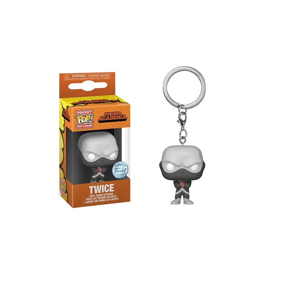 MY HERO ACADEMA POCKET POP! TWICE KEYCHAIN PORTACHIAVI FUNKO