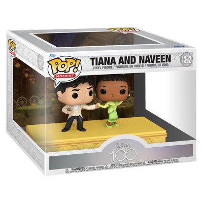 FUNKO DISNEY 100 POP! MOMENT TIANA AND NAVEEN VINYL BOBBLE-HEAD FIGURE DIORAMA