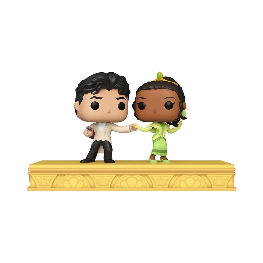 FUNKO DISNEY 100 POP! MOMENT TIANA AND NAVEEN VINYL BOBBLE-HEAD FIGURE DIORAMA
