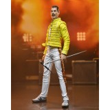NECA QUEEN FREDDIE MERCURY YELLOW JACKET ACTION FIGURE