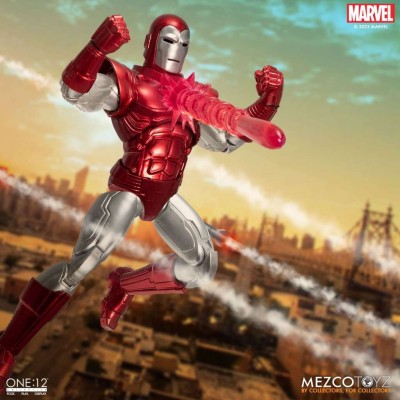 IRON MAN SILVER CENTURION ONE:12 COLLECTIVE ACTION FIGURE MEZCO TOYS