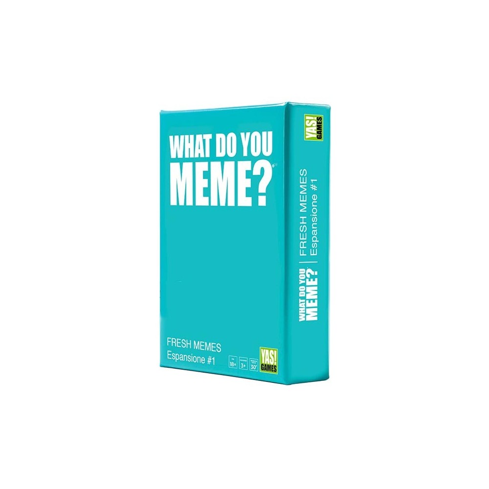 YAS! GAMES WHAT DO YOU MEME? ESPANSIONE FRESH MEME ITALIAN BOARDGAME