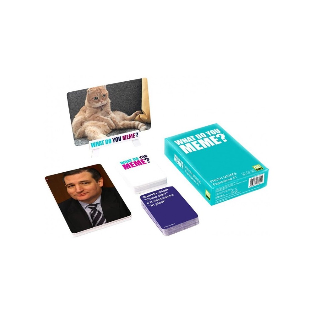 WHAT DO YOU MEME? ESPANSIONE FRESH MEME GIOCO DA TAVOLO ITALIANO YAS! GAMES